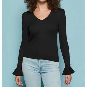 NEW NATION LTD sylvia prim proper tee in jet black